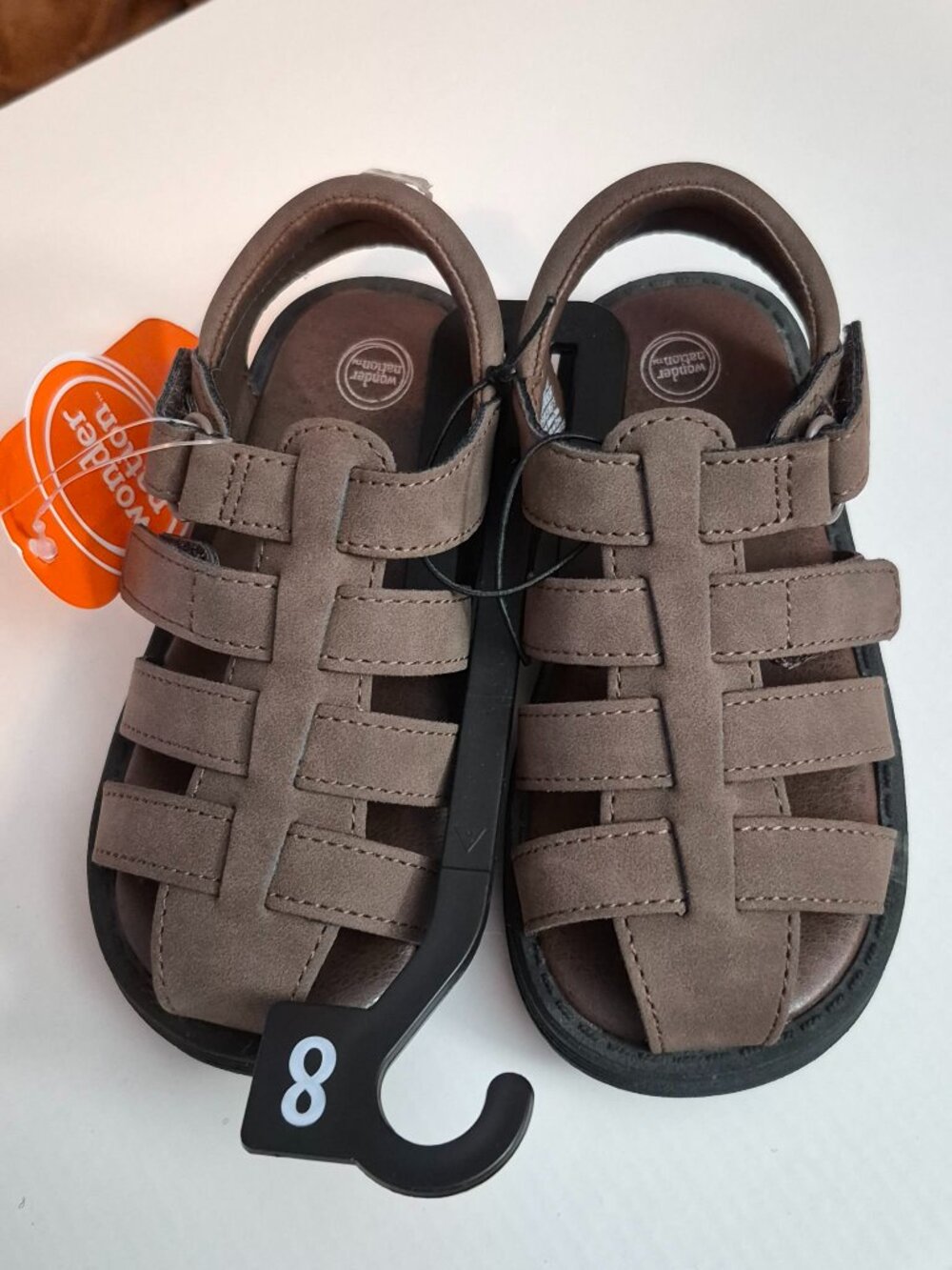 Wonder Nation Little, and Big Boys Fisherman Sandals=- NWT